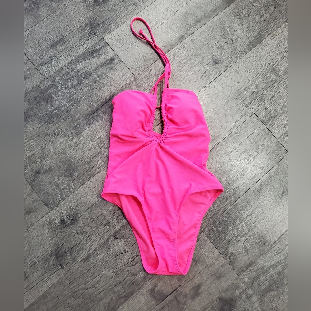 Bright Pink One Piece Swimsuit